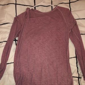 American Eagle long sleeve pink top